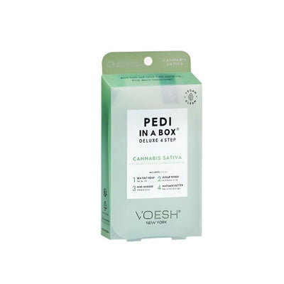 Voesh Pedi in Box - 4-Step - Cannabis Sativa - Single (1Pc) Box Case (50Pcs)