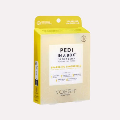 Voesh Pedi in a Box O2 Fizz Sparkling Limoncello 5 Step, 50pc Case