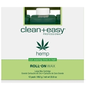 Clean + Easy - 41630 Hemp Wax Roll-On Refill (Large, 12 Pack)