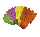 Pedicure Slippers -Multi Color Caro  - 300 Pairs,cs