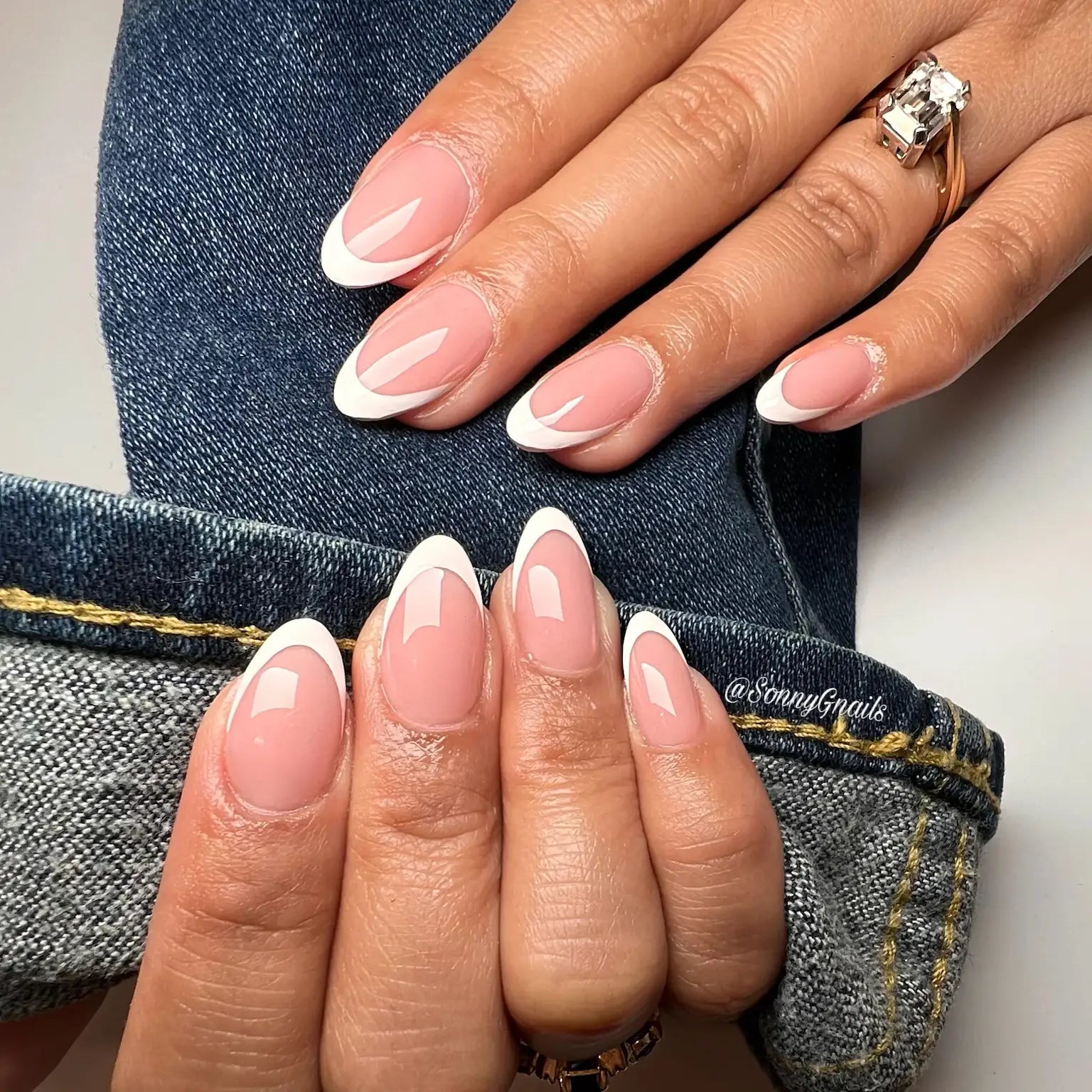 The Allure of Almond-Shaped French Nails: A Timeless Nail Trend