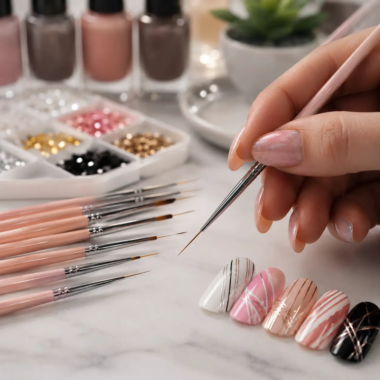 The Brush That Turns Simple Nails Into Art: What Makes a Good Nail Art Striping Brush So Useful