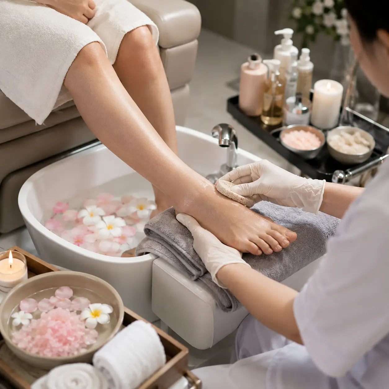 Why the Order of a Foot Spa Service Matters More Than Most Clients Realize