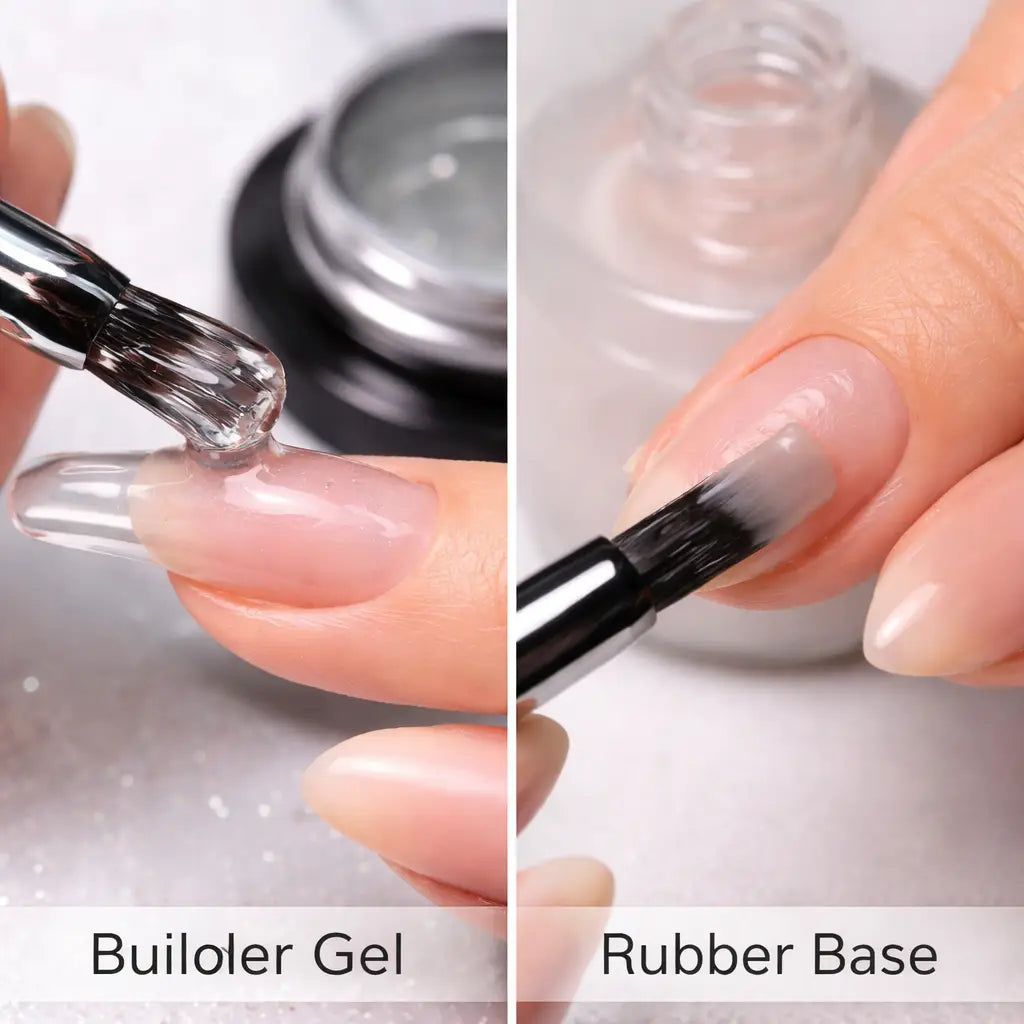 Builder Gel vs Rubber Base: Understanding the Difference 💅