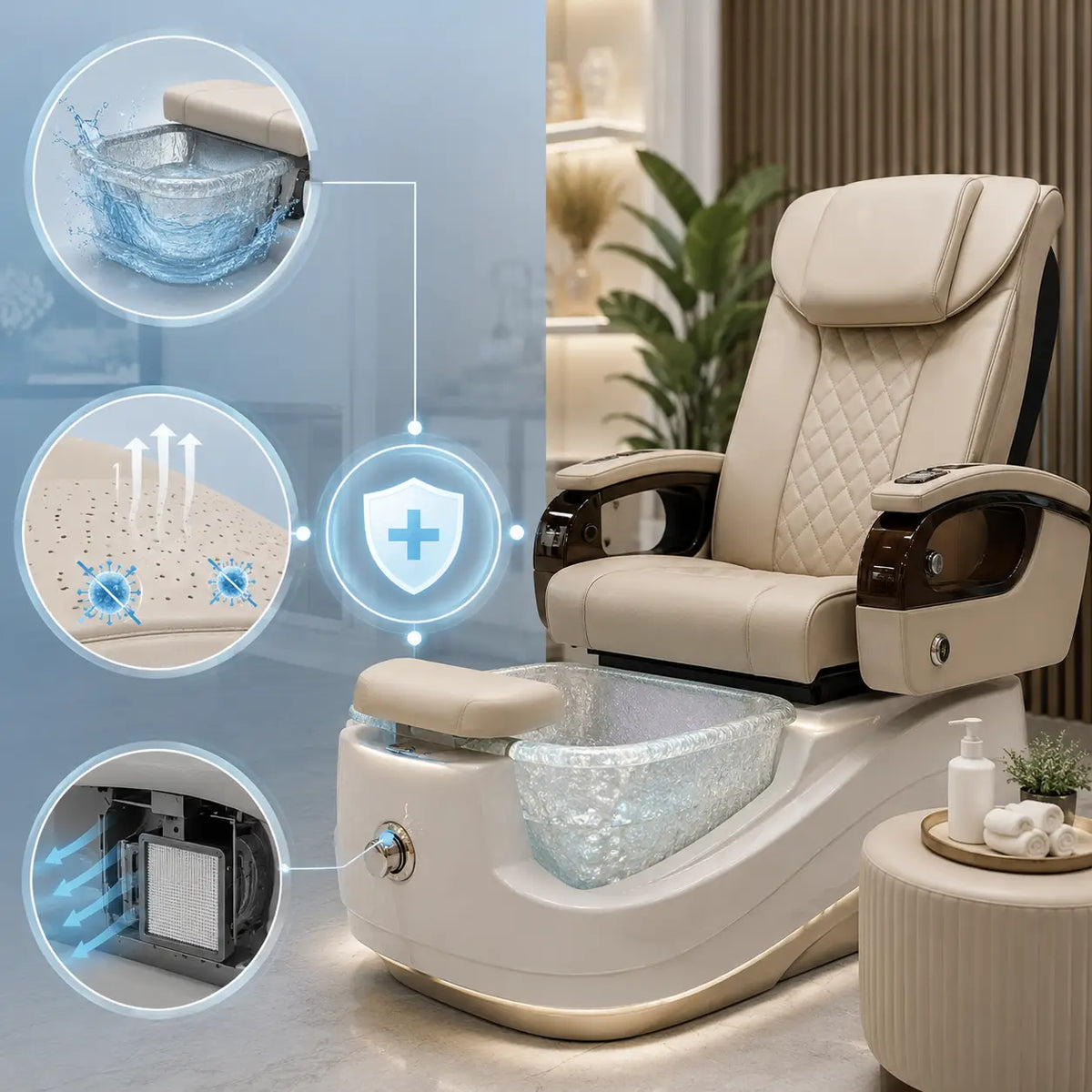 The Hidden Hygiene Advantage of Modern Pedicure Chairs