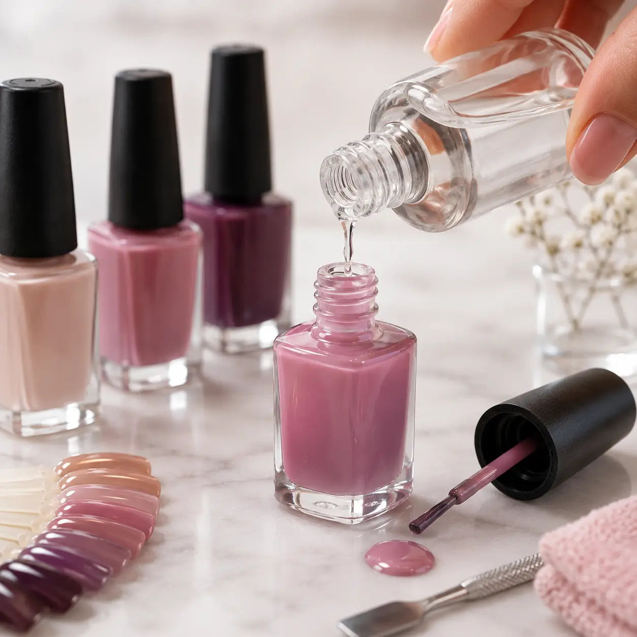 When Nail Polish Gets Too Thick: Why Polish Thinner Can Bring a Favorite Color Back to Life
