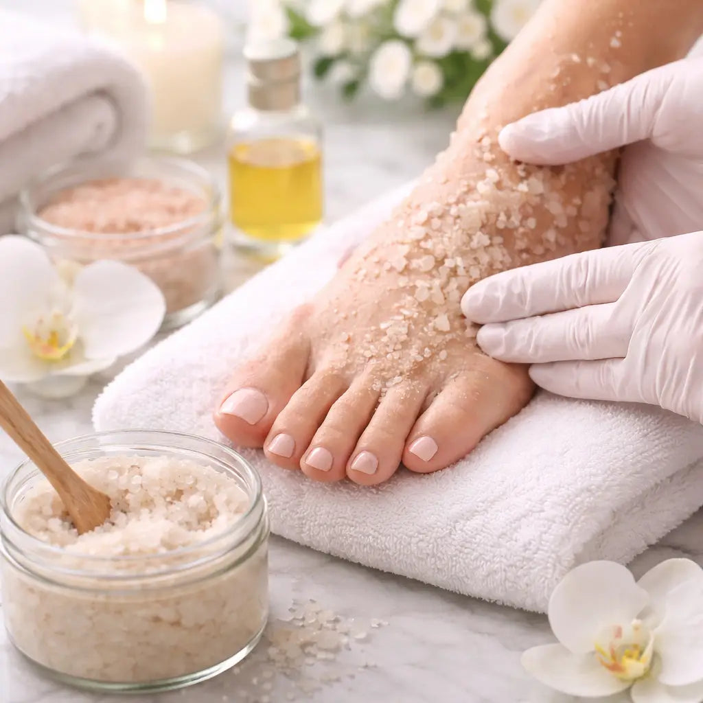 The Benefits of Salt Scrubs in Professional Hand and Foot Treatments