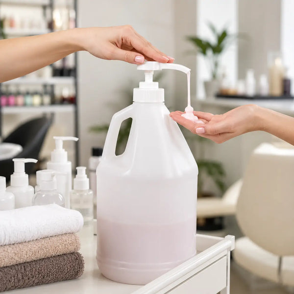 The Small Upgrade That Makes a Big Difference: Why Dispenser Pumps Belong on Every Salon's Gallon Bottles