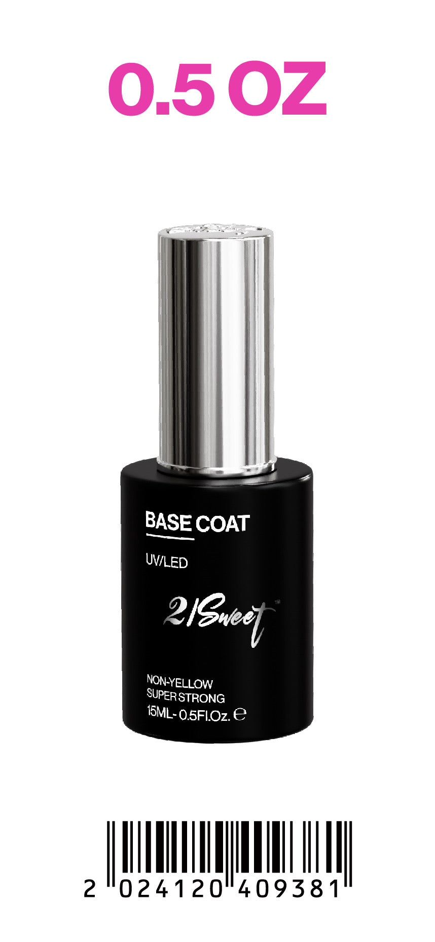 21 Sweet - Base Coat Gel 0.5 oz