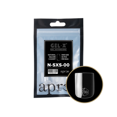 Aprés Gel-X Natural Square X-Short Refill Bag