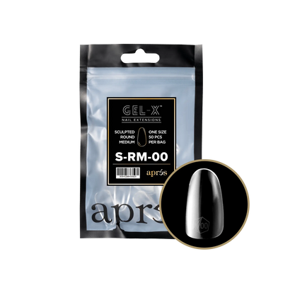 Aprés Gel-X Sculpted Round Medium Refill Bag