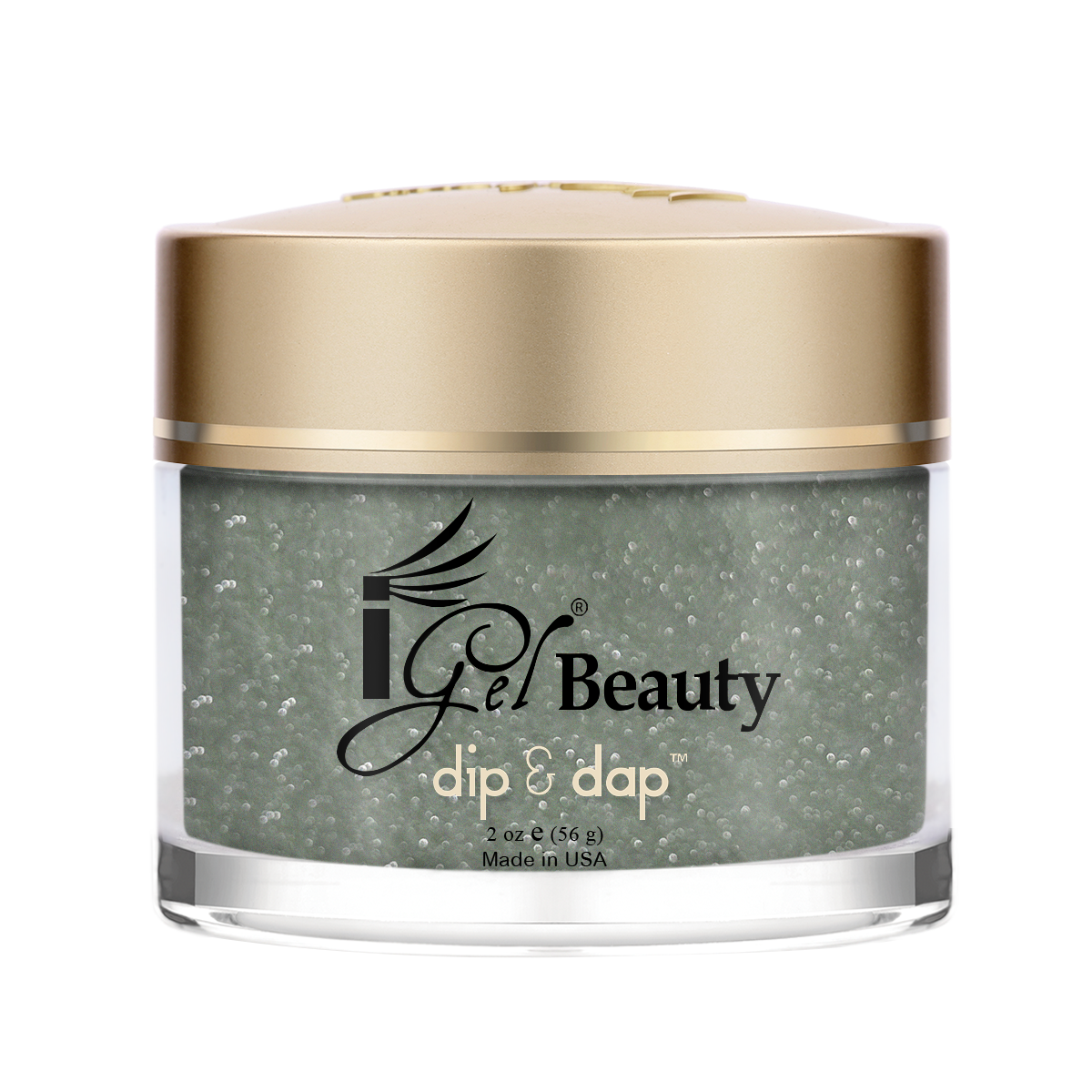 iGel - Dip & Dap Reflective Powder - RG12 Dipped in Sequin
