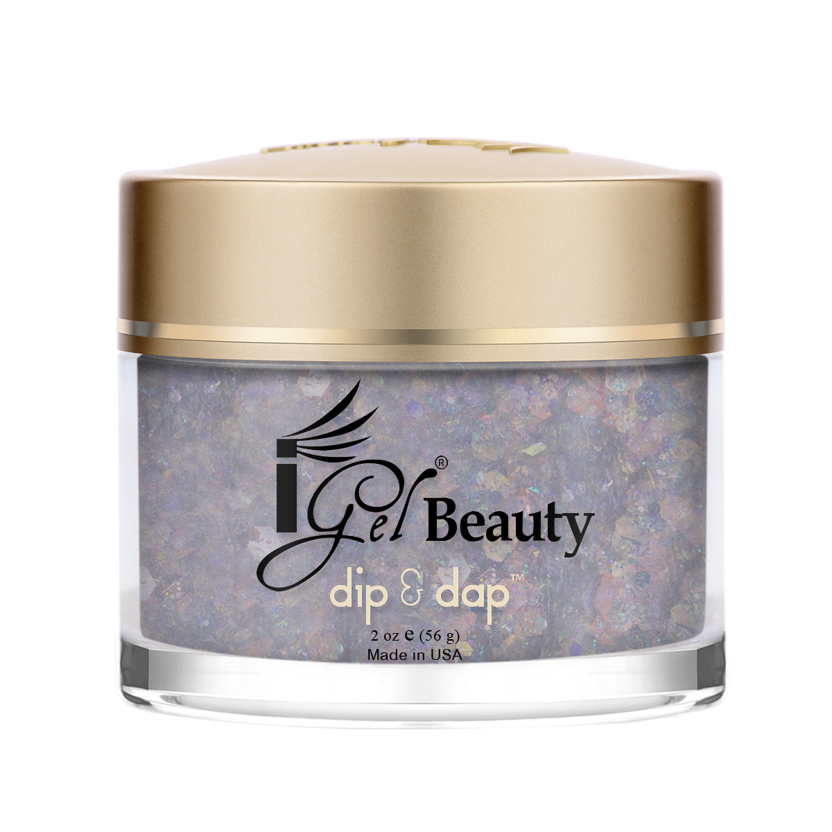 iGel - Dip & Dap Powder Holo Chrome - CD10 Lilactic