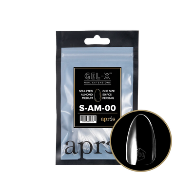Aprés Gel-X Sculpted Almond Medium Refill Bag