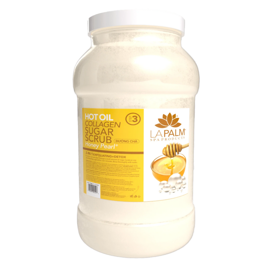 LA PALM Hot Oil Sugar Scrub Honey Pearl