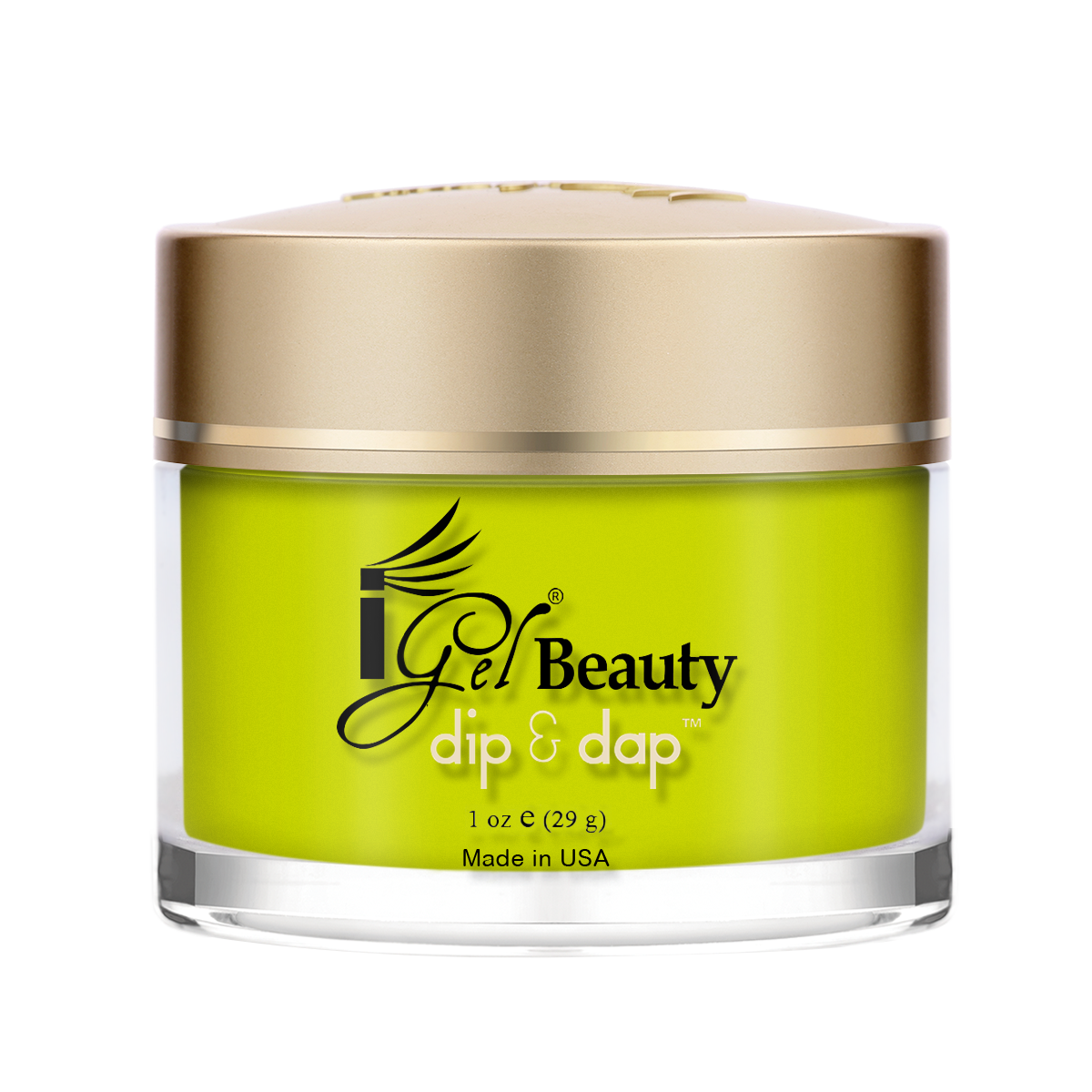 iGel - Dip & Dap Powder - Glow in the Dark - DDG01 Lemon Glow