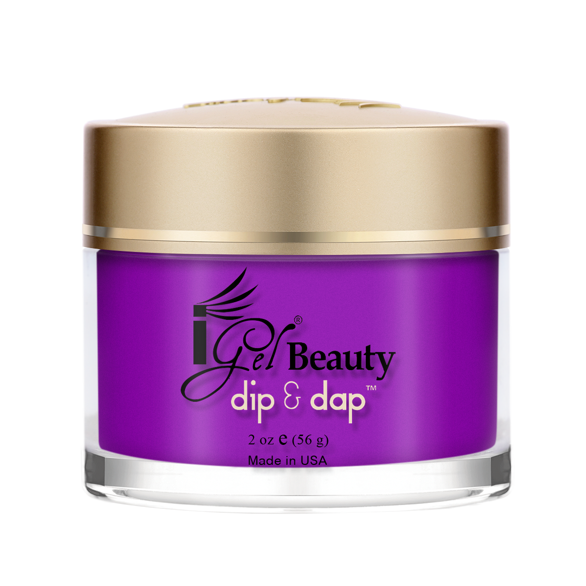 iGel - Dip & Dap Powder - Glow in the Dark - DDG05 Violet Volt (2 oz)
