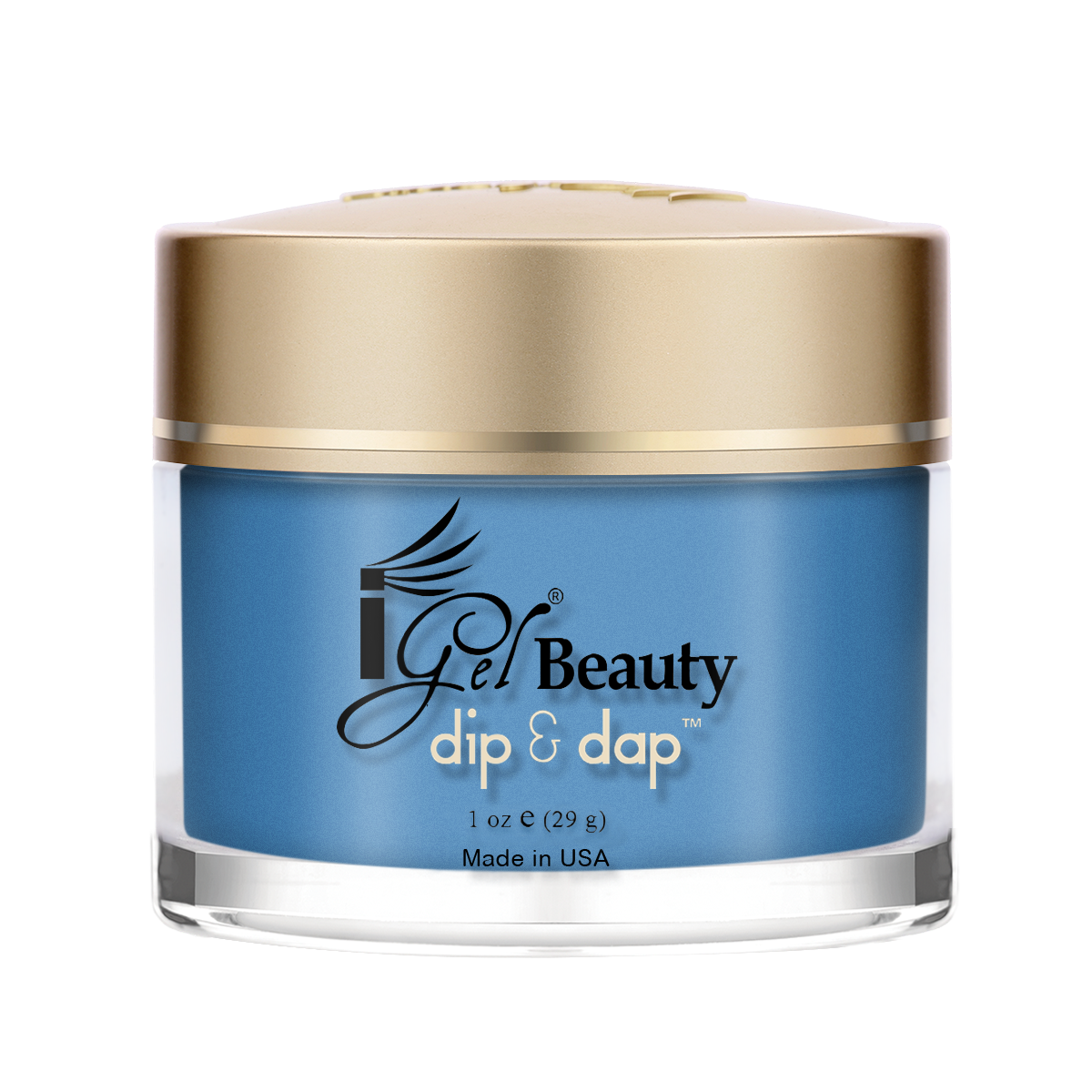iGel - Dip & Dap Powder - Glow in the Dark - DDG06 Retro Blue