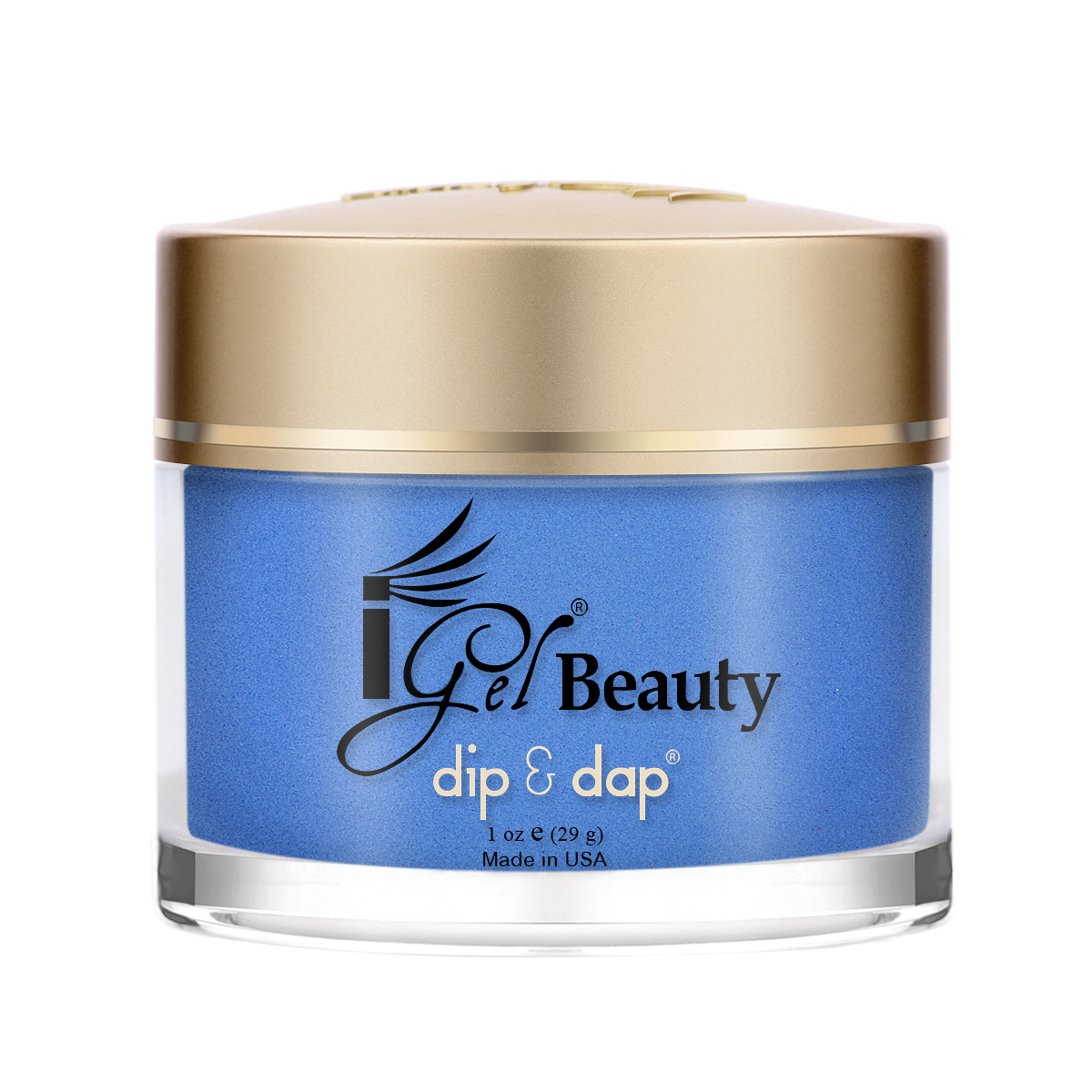iGel - Dip & Dap Powder - Glow in the Dark - DDG20 Brisk Blue