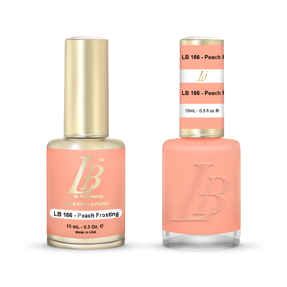 iGel - LB - LB166 Peach Frosting