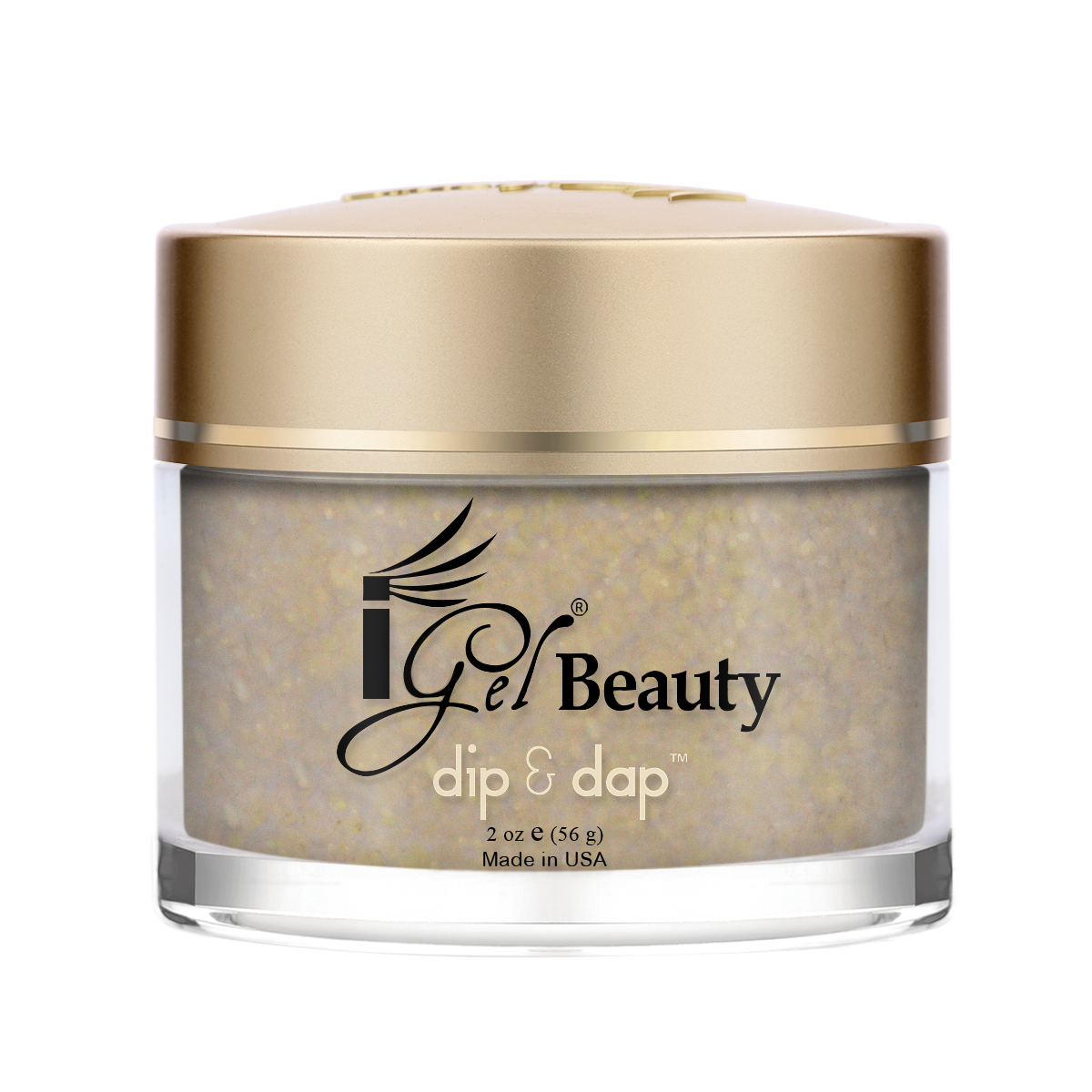 iGel - Dip & Dap Powder - Diamond Glitter - DG04 Intense Gold Glitz