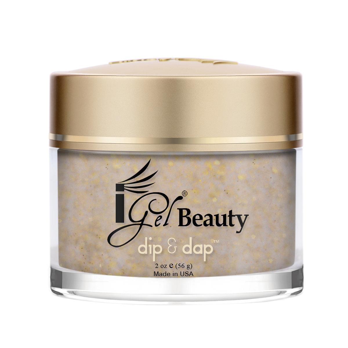 iGel - Dip & Dap Powder - Diamond Glitter - DG23 Sunflower Glow