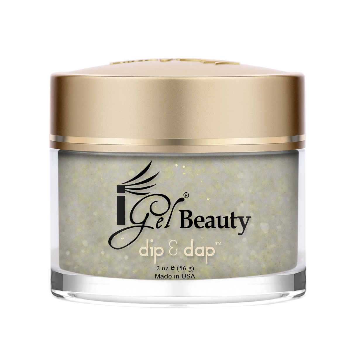 iGel - Dip & Dap Powder - Diamond Glitter - DG24 Gleaming Clover