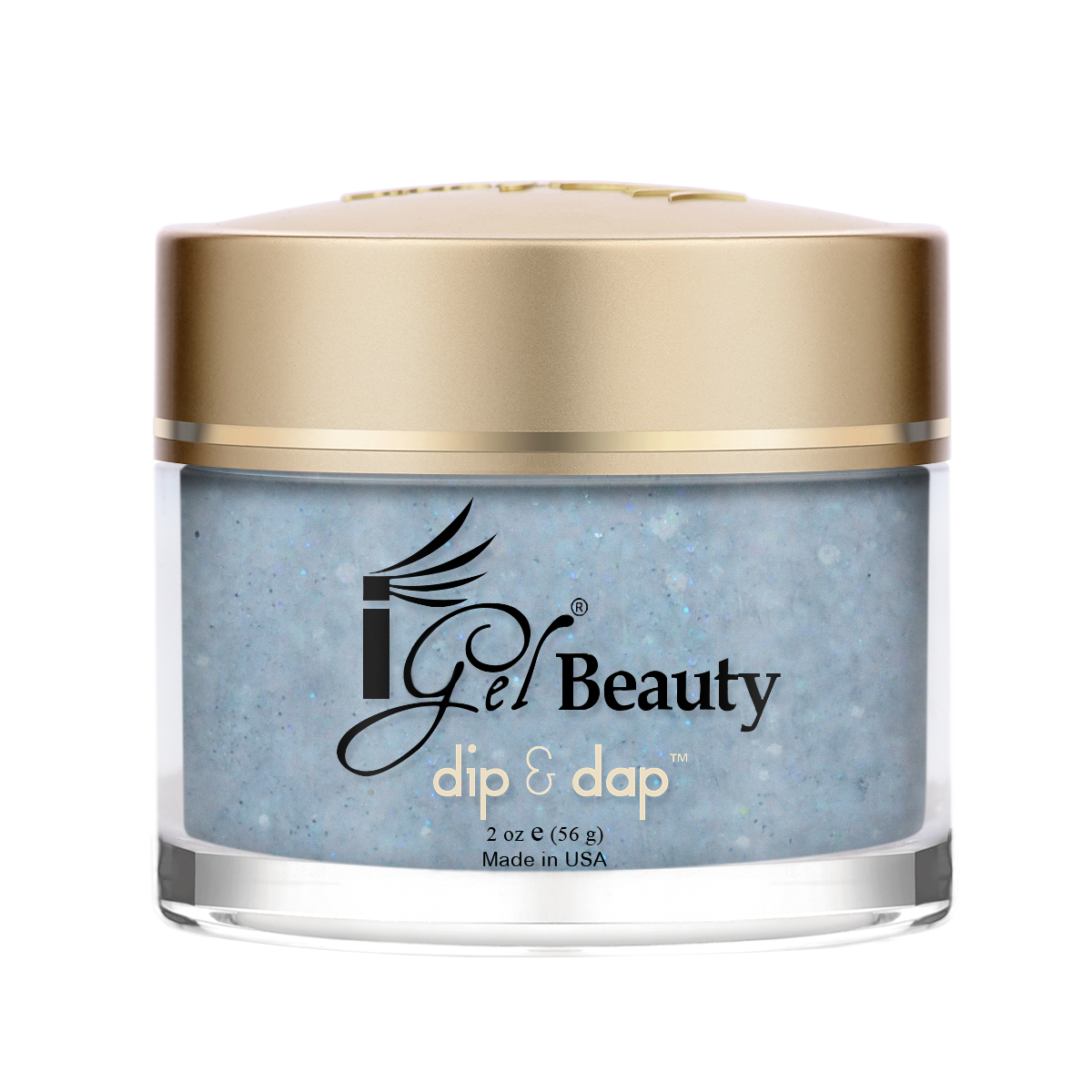 iGel - Dip & Dap Powder - Diamond Glitter - DG27 Illuminating Aqua
