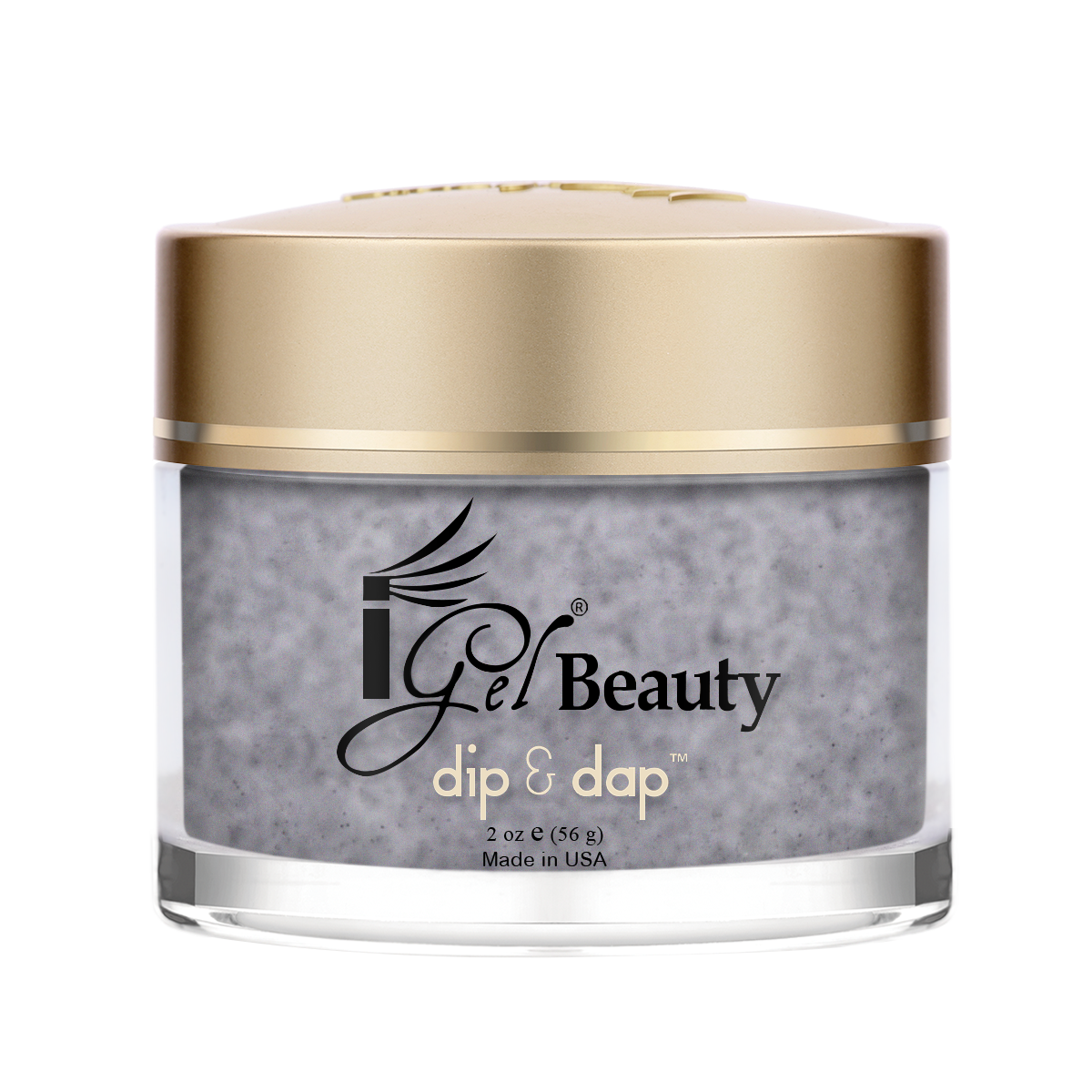 iGel - Dip & Dap Powder - Diamond Glitter - DG36 Rich Black