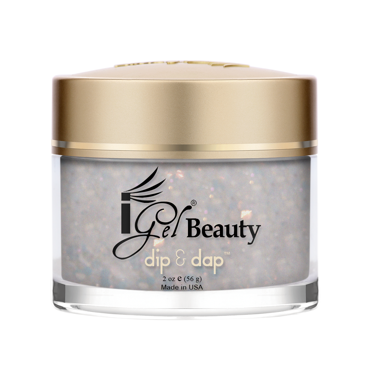 iGel - Dip & Dap Powder - Mermaid Glitter - MG01 White Waves