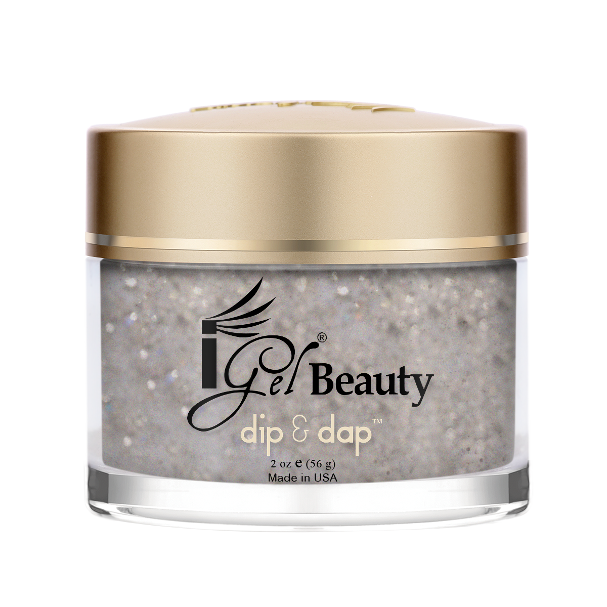 iGel - Dip & Dap Powder - Cosmic Glitter - CG10 Luminous Mocha