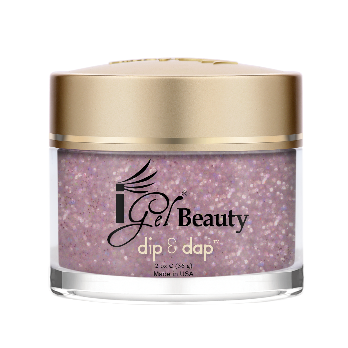 iGel - Dip & Dap Powder - Cosmic Glitter - CG20 Rosy Twinkle