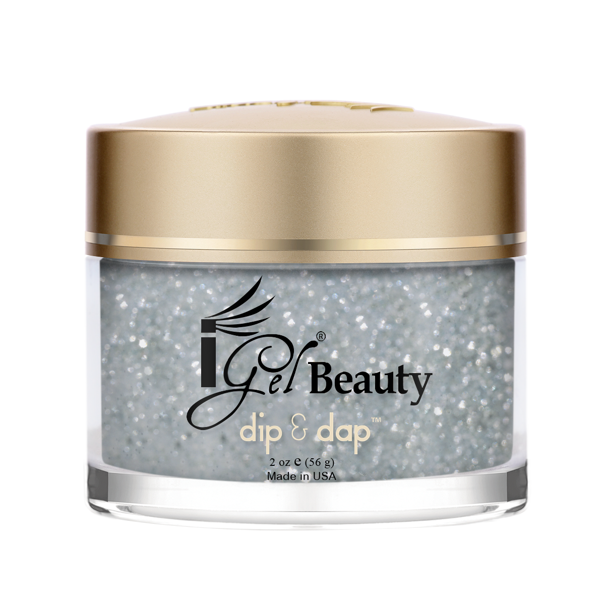 iGel - Dip & Dap Powder - Cosmic Glitter - CG31 Silvery Blue
