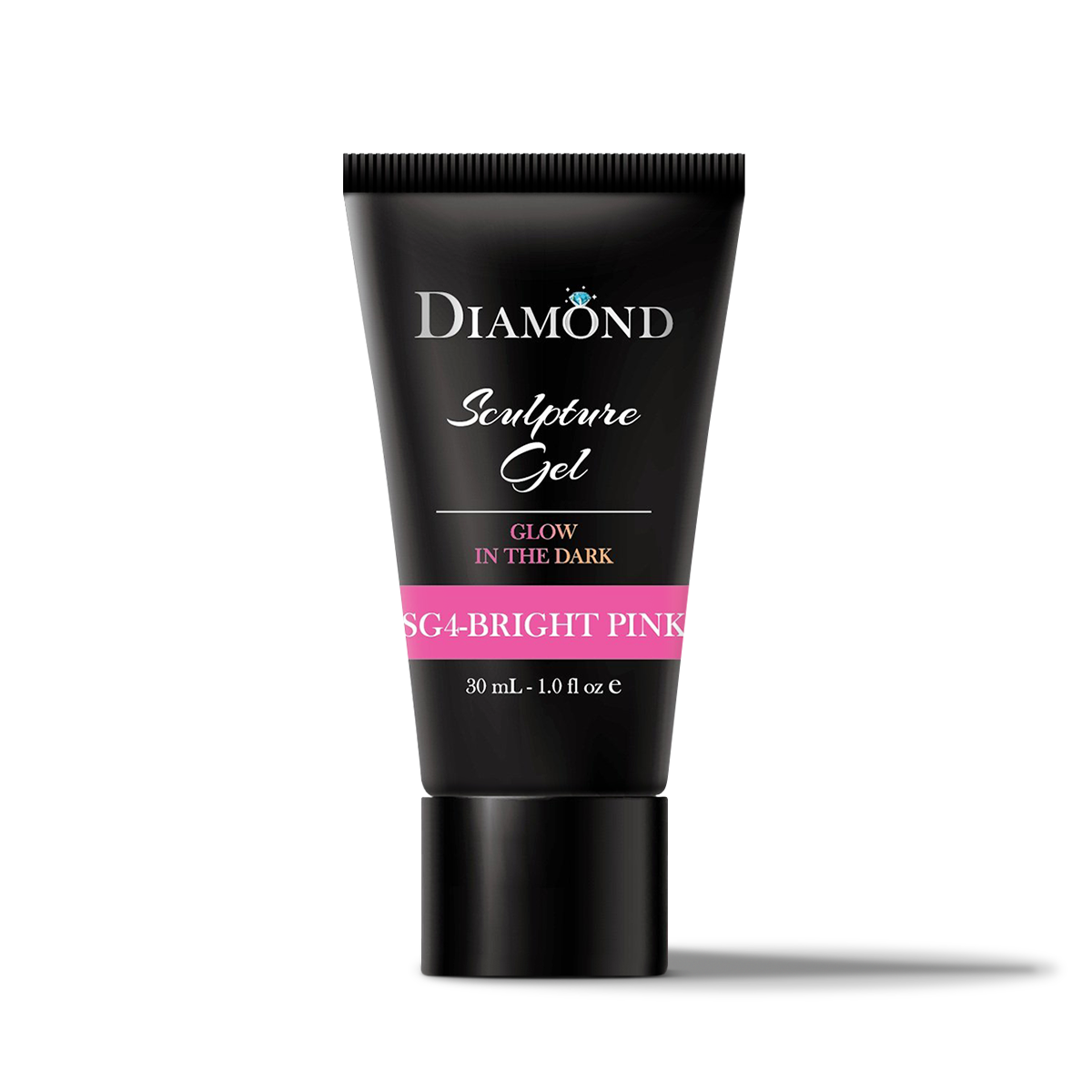 iGel - Diamond Sculpture Gel - Glow in the Dark - SG4 Bright Pink