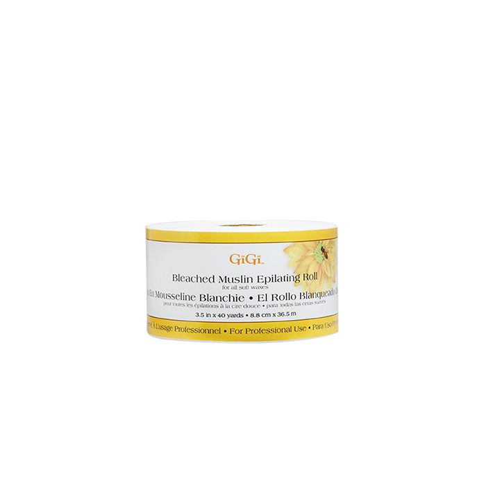 GiGi Bleached Muslin Epilating Roll, 3.5" Wide