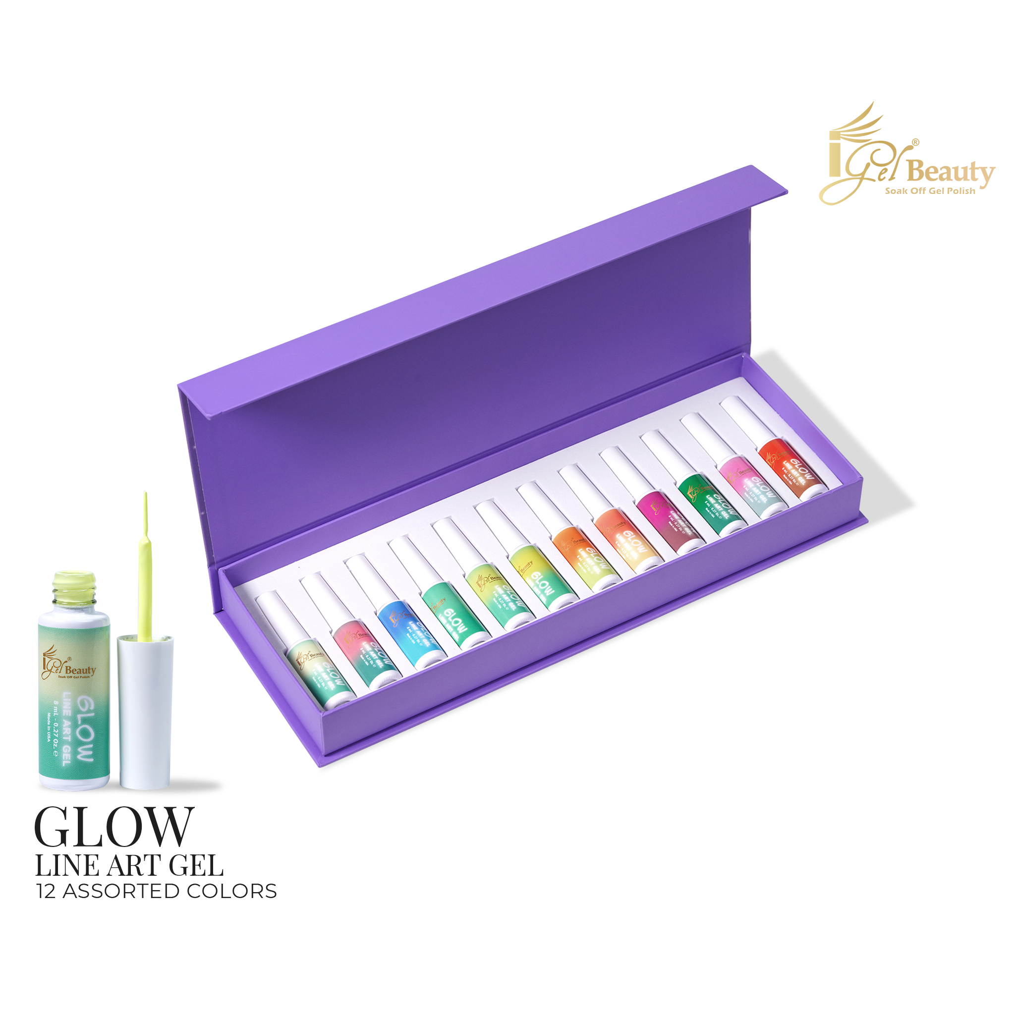 iGel - GLOW Line Art Gel Kit