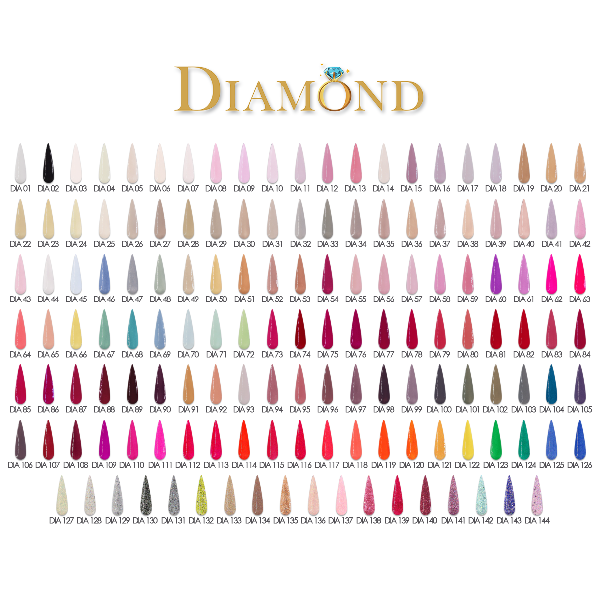 iGel - Diamond Dip & Dap - Ombre Powder Professional Collection (1 - 144)