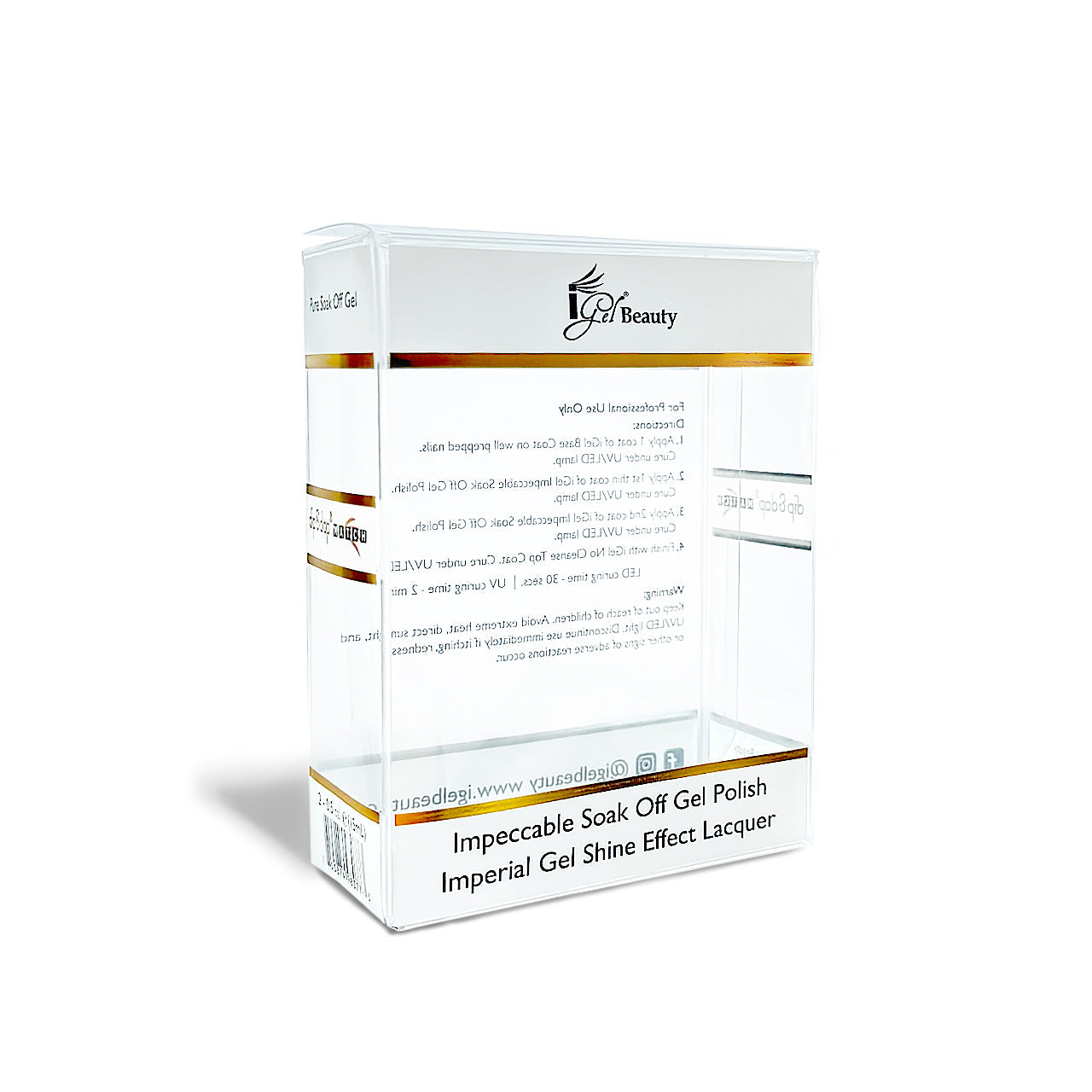 iGel - Dip & Dap Clear Plastic Duo Box