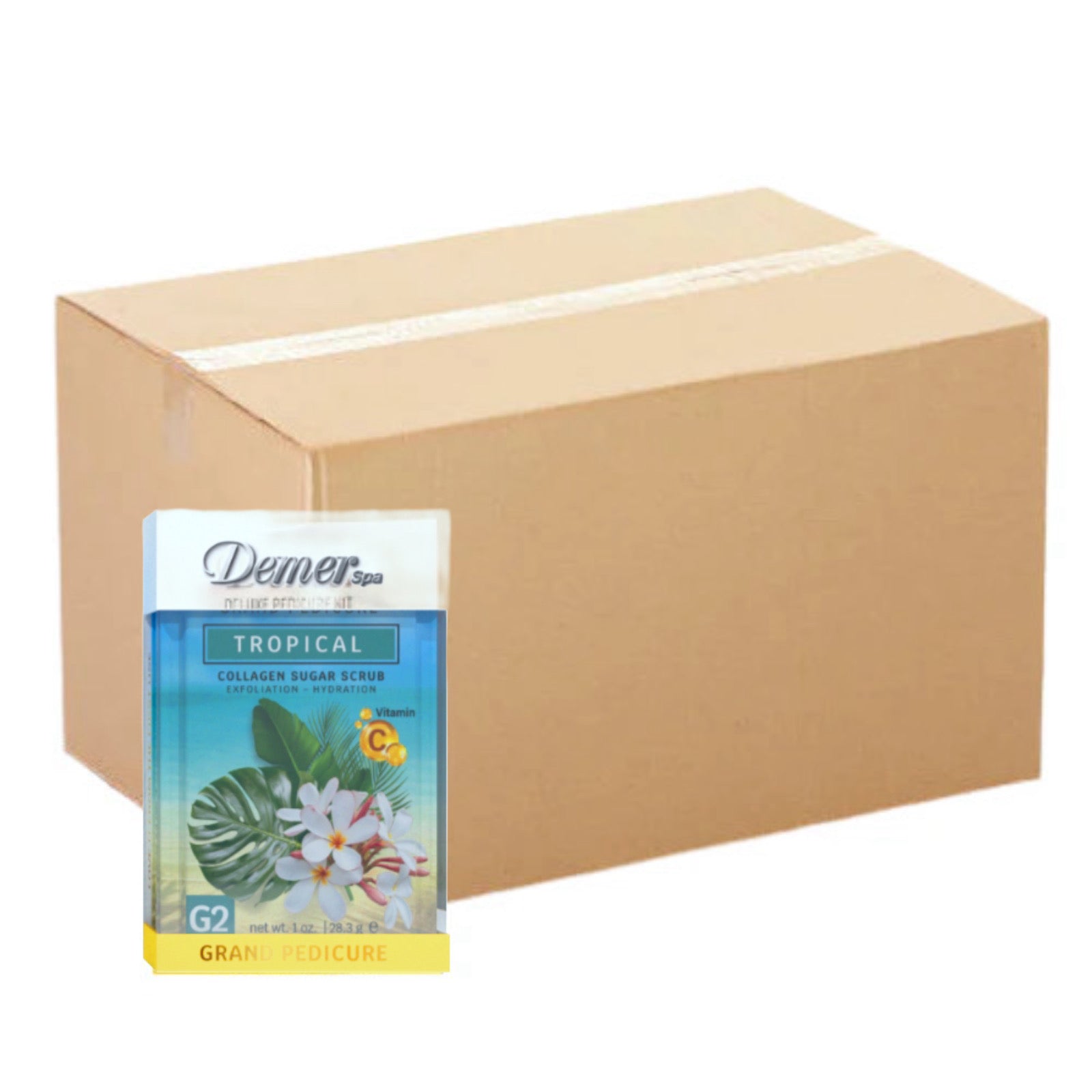 Demer 4 in 1 Pedicure- Green Tea 1 Kit - 60 Kit/Case