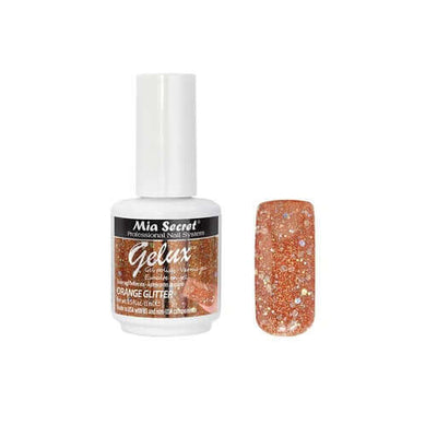 Mia Secret - Gelux Gel Polish Orange Glitter