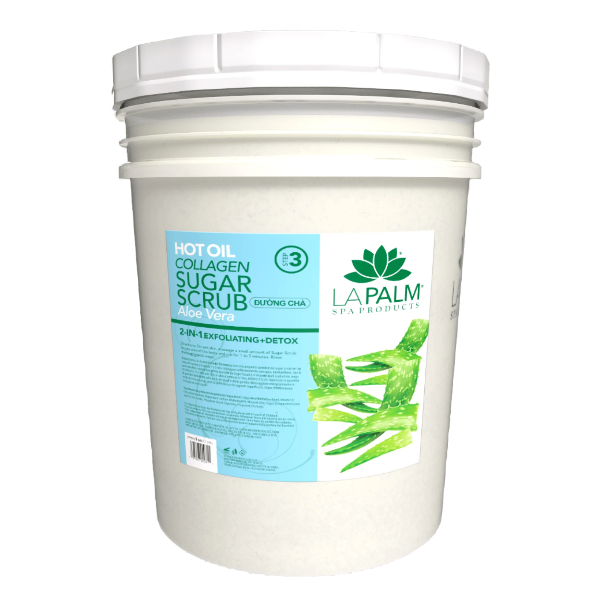 Hot Oil Sugar Scrub Aloe Vera