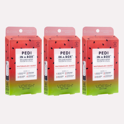 Pedi in a Box Deluxe 4 Step Watermelon Burst Trio