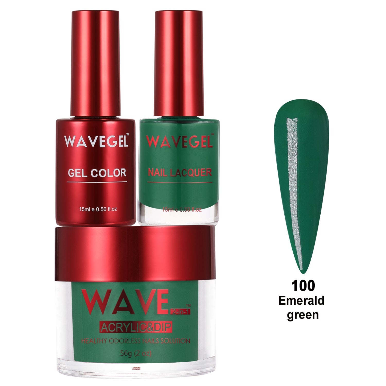 WAVEGEL QUEENS TRIO WQ100 Emerald green