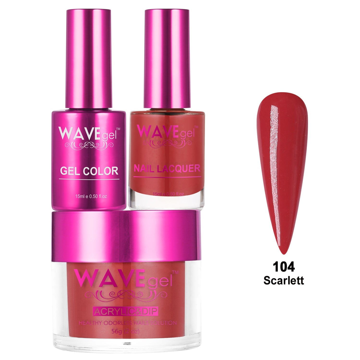 WAVEGEL PRINCESS TRIO WP104 Scarlett