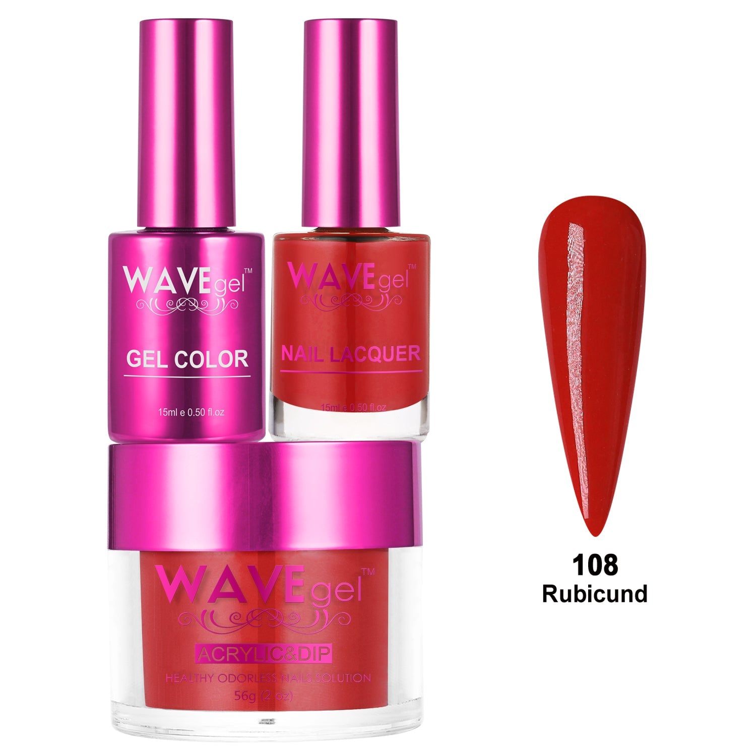 WAVEGEL PRINCESS TRIO WP108 Rubicund