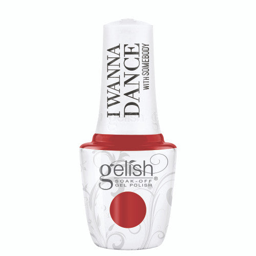 Gelish Soak Off Gel Polish "Blazing Up the Charts" Hot Red Creme - 15 mL | .5 fl oz - 1110471