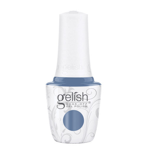 Gelish Soak Off Gel Polish "Test The Waters" Chiffon Slate Blue Creme - 15 mL | .5 fl oz - 1110482