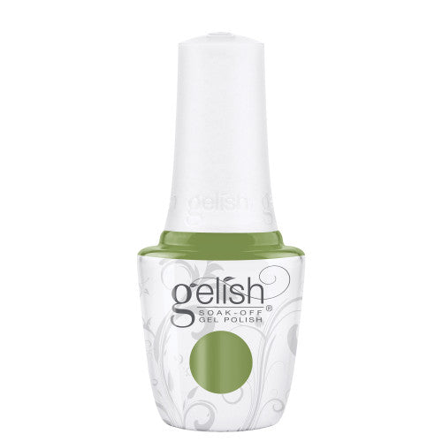 Gelish Soak Off Gel Polish "Leaf It All Behind" Moss Green Creme - 15 mL | .5 fl oz - 1110483