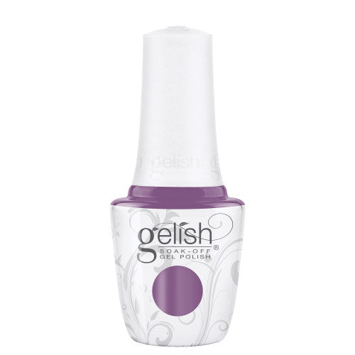 Gelish Soak Off Gel Polish "Malva" Medium Purple Creme - 15 mL | .5 fl oz - 1110484