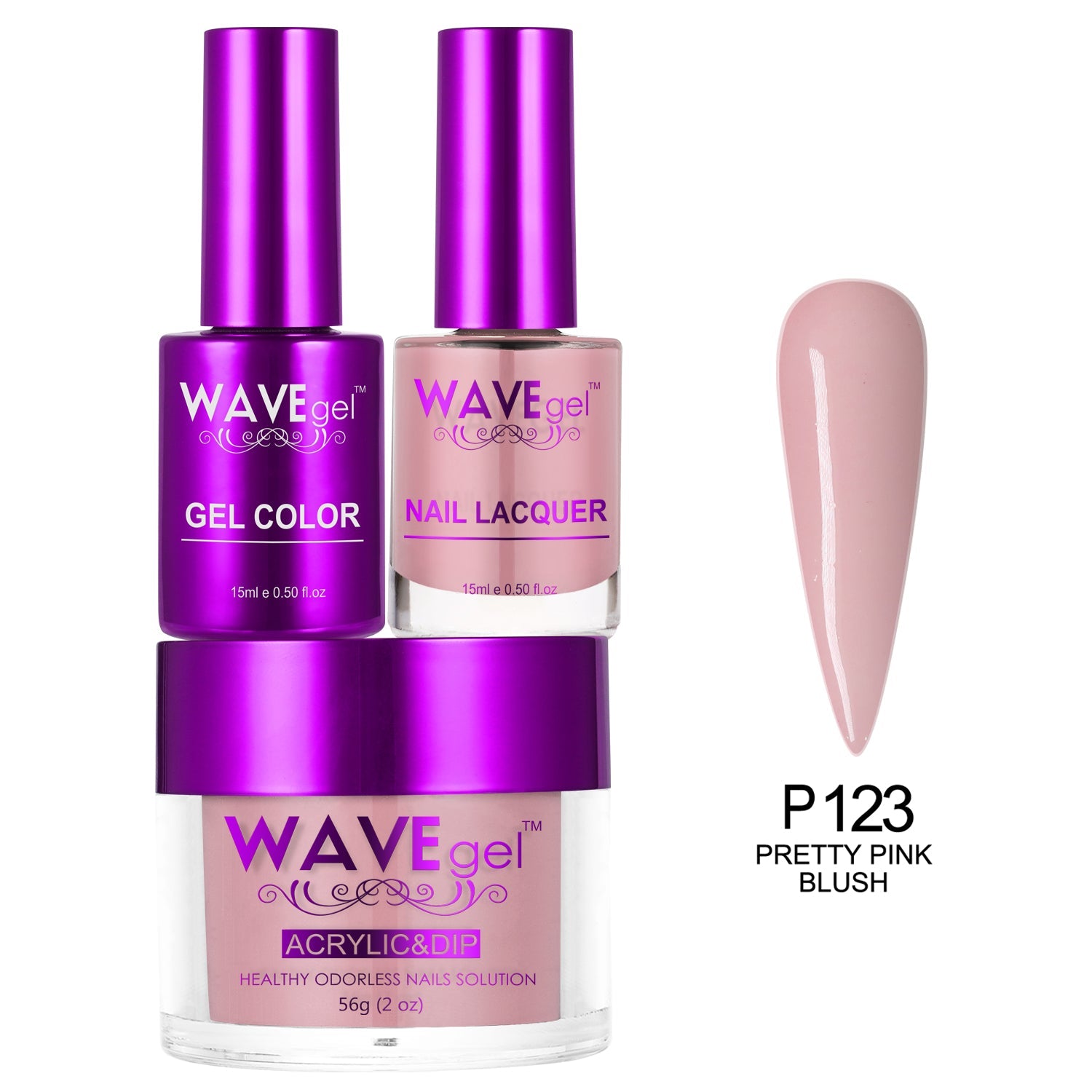 WAVEGEL SIMPLICITY 3-in-1 : 123 PRETTY PINK BLUSH